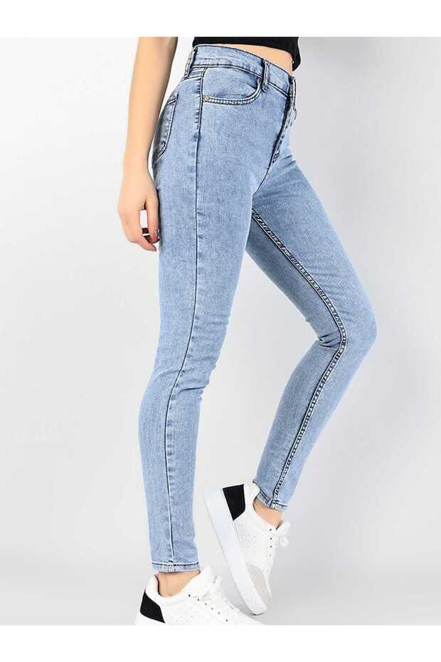 Clody Blue Skinny Jean Women's Power Lycra Pants