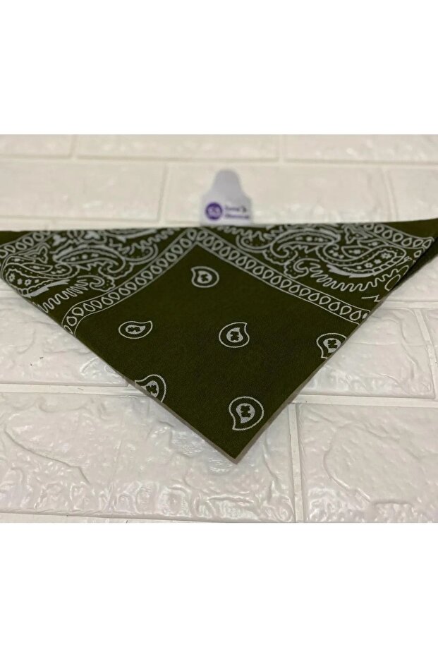 100% Cotton Unisex Ethnic Pattern Bandana - Bracelet