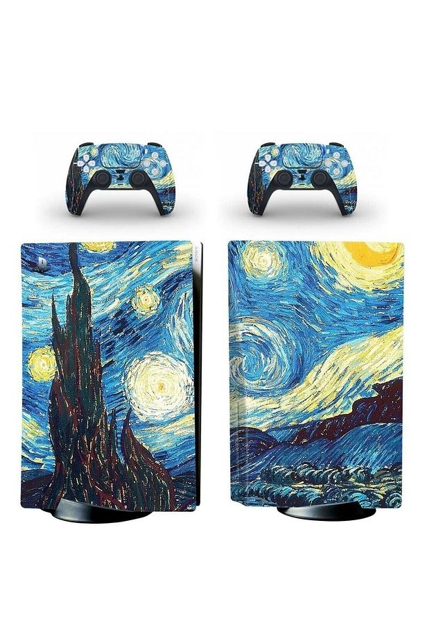 Van Gogh Playstation 5 Standart Disk Edition Sticker Kaplama Seti - 1