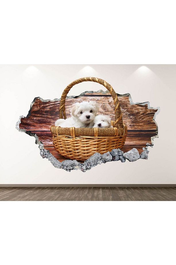 Full Hd Baskı 3D Modern Duvar Sticker - 1