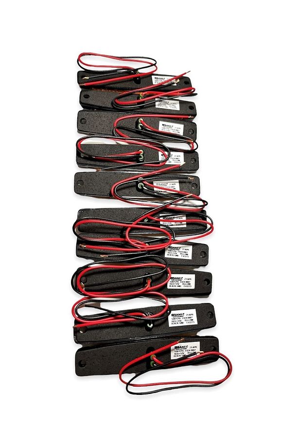 Sanel 10 Adet 6 Ledli Sarı Parmak Led 12v Lamba Basamak Aydınlatma - 3