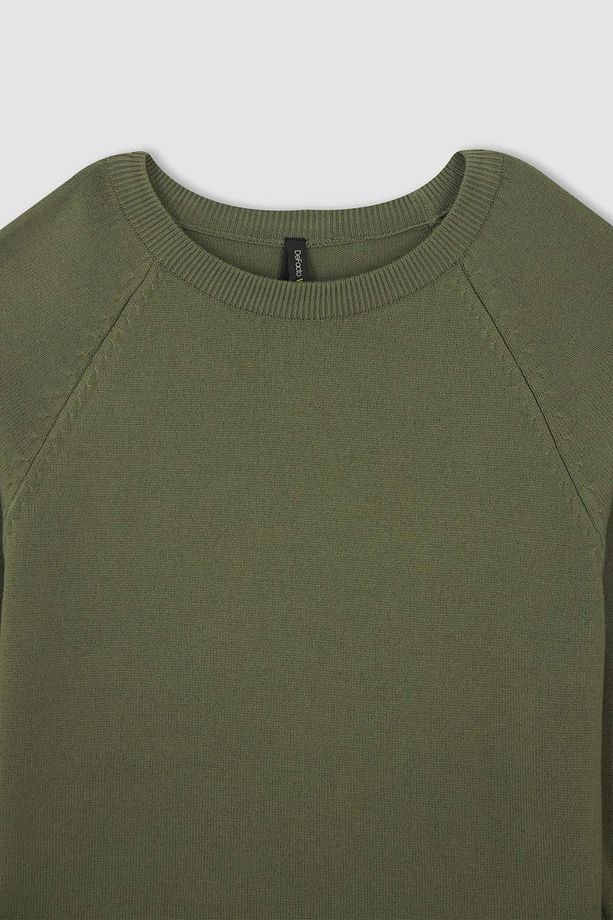 Regular Fit Bisiklet Yaka Kaşmir Dokulu Ekstra Yumuşak Kazak I6913az22wn - 8