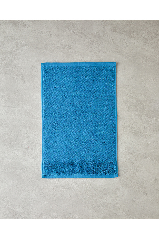 Velvet Touch Cotton Hand Towel Blue