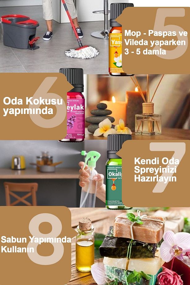 Kavun Çiçekleri 10ml Saf Oda Kokusu Esansiyel Uçucu Yağ Buhurdanlık Yağı Difüzör Esansı Ortam Kokusu - 5