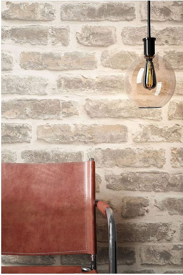 Bien Exclusive 5311 Açık Sarı Tuğla Popüler Taş Desen Kağıdı 5,30 M² 5646 - 3