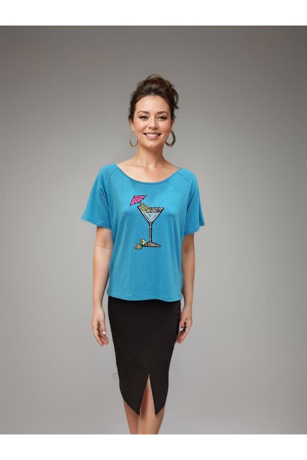 Nakış İşlemeli Bluz - 1