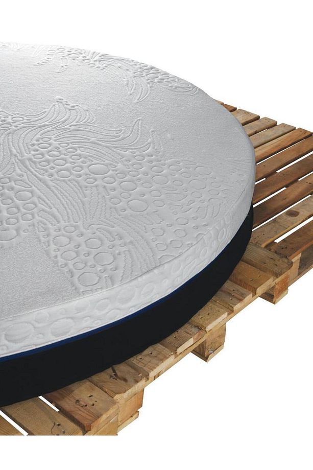 Round Latex 220x220 Çift Kişilik Yuvarlak Yatak Lmn106 - 2