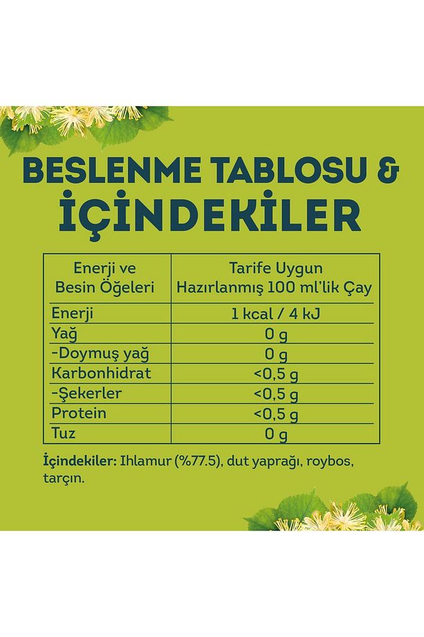 Ihlamur Bardak Poşet Bitki Çayı 32 Gr - 3