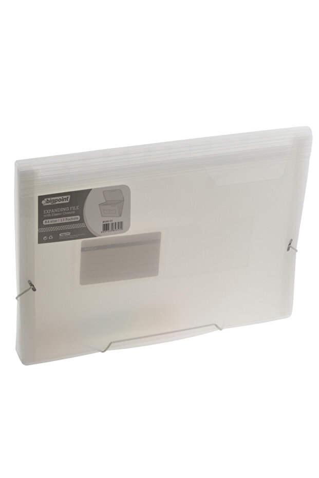 Bp260-03 Transparent File - Gusseted, 13 Pockets - 1