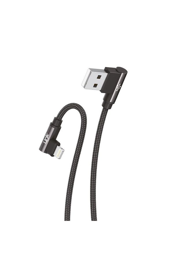 K593 Safe Lightning Usb 90 Derece Gamer Oyuncu Şarj Kablosu - 1
