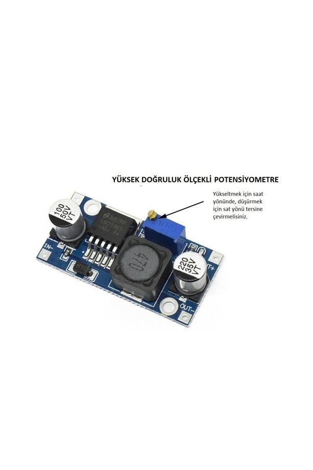 Mini Ayarlanabilir 3A  Dc-dc Voltaj Düşürücü Step Down Modülü  LM2596 - 2