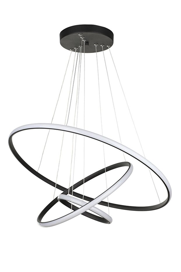 Spin 3.Lü Ledli Avize Siyah - 3