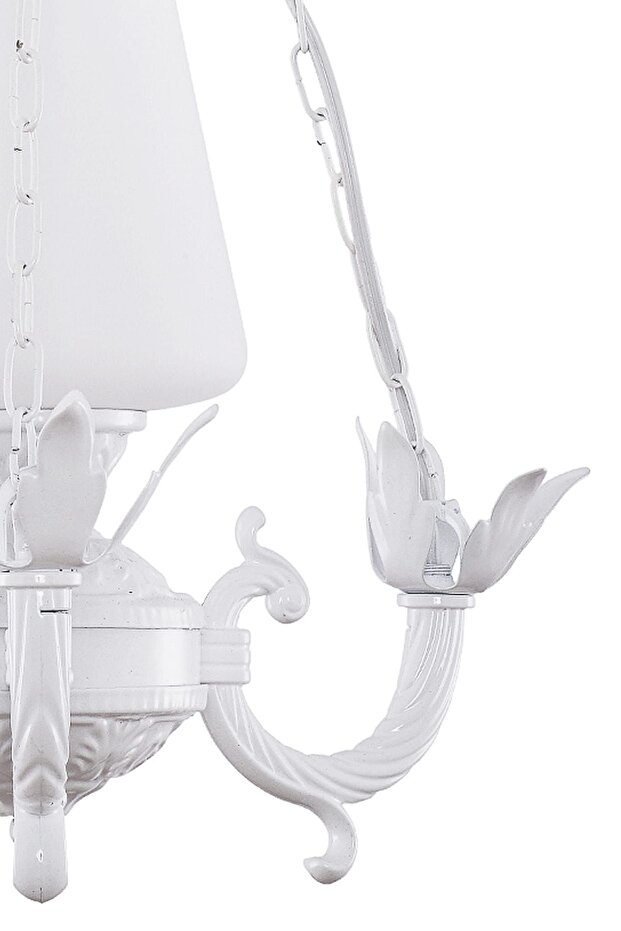 Buğlem Tekli Beyaz Camlı Avize - 4