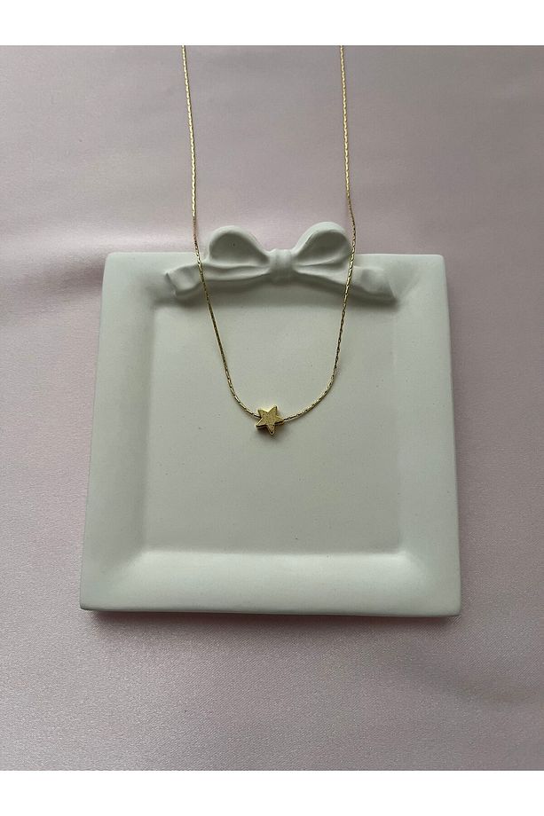 Minimal Yıldız Gold Kolye - 5