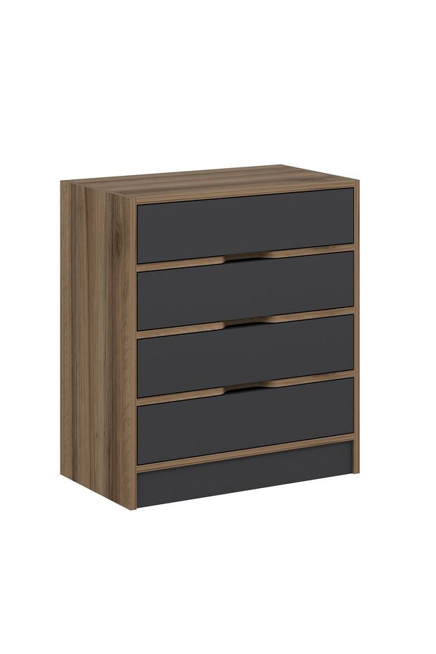 Elina Şifonyer 4ç - Dore Antrasit - 4