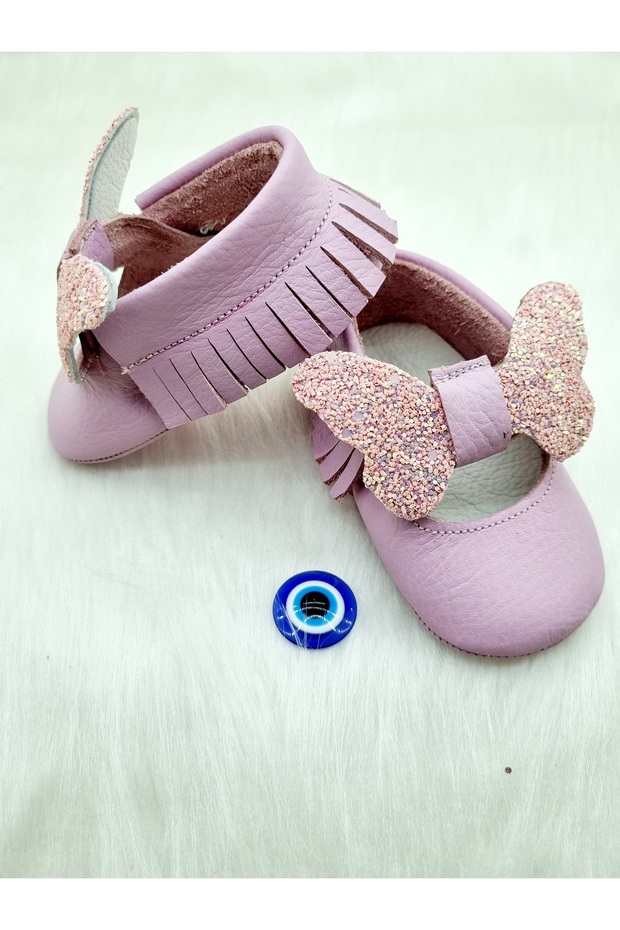 Genuine Leather pink Glittery style loafers with hidden elasticated ankles, easy to put on and comfortable.