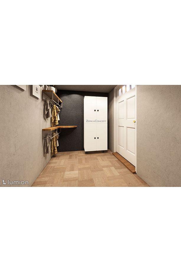 Faro Mdf 4 Raflı Çok Amaçlı Mutfak Banyo Ayakkabılık Dolap 60cm - 6