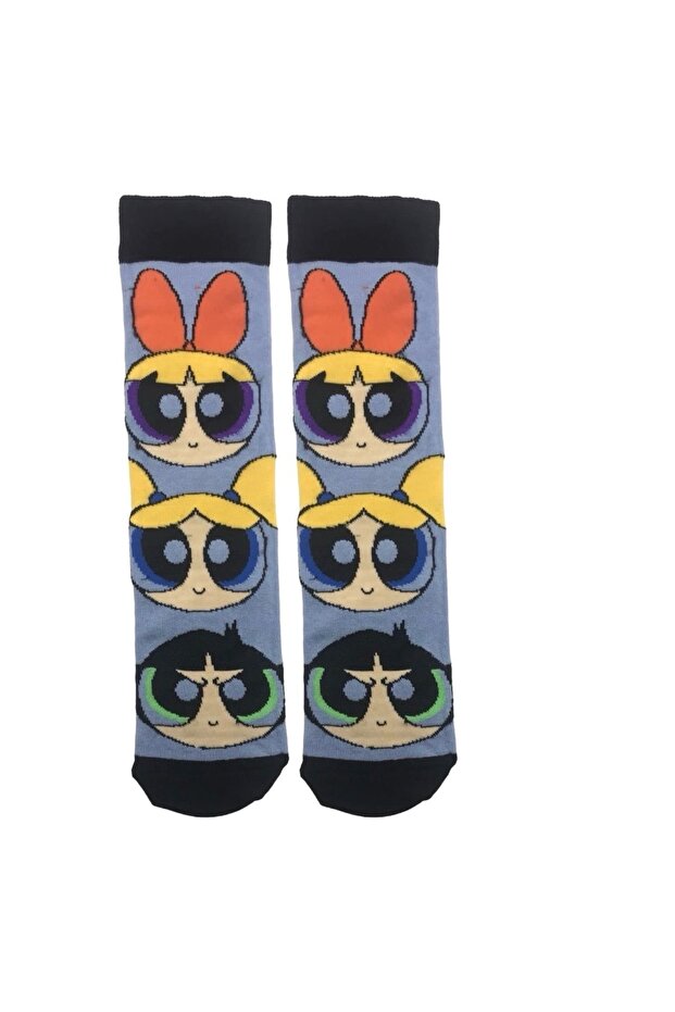 جوارب ملونة بتصميم شخصيات منقوشة DÇ2 - 1