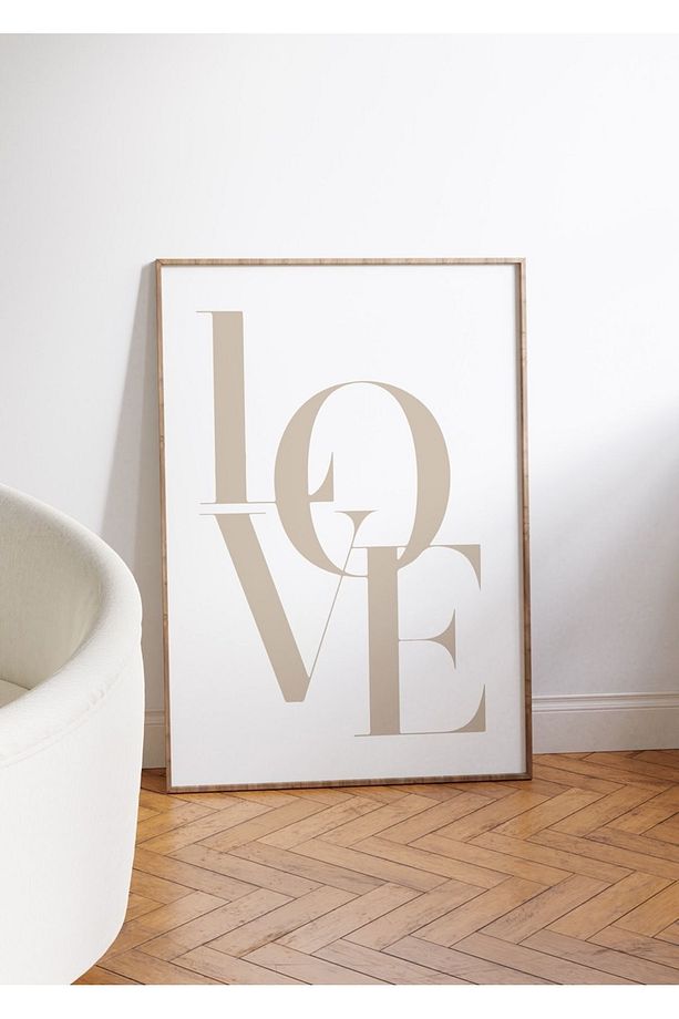 Beige No.2  3'lü Çerçevesiz Poster Seti - 3