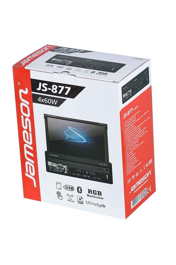 4x60w Usb Sd Bluetooth Radyo Indash Oto Teyp Js-7040 Kamera Hediye Yeni Model - 8