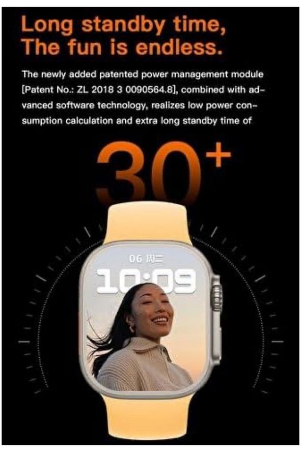 8 Ultra Watch Aklı Saat T 800 Android Ios 1.99 Inç 49mm Gri Kasa Yedek Kordon Hediyeli 2024 - 2