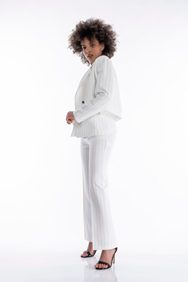 ÇİZGİLİ CEKET - 4