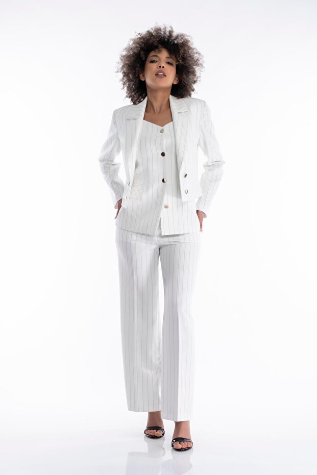 ÇİZGİLİ CEKET - 2