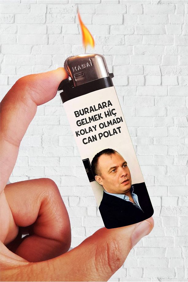 Çakmak Buralara Gelmek Hiç Kolay Olmadı Can Polat - Çakır Full Kaplamalı Klasik Gazlı Çakmak - 1