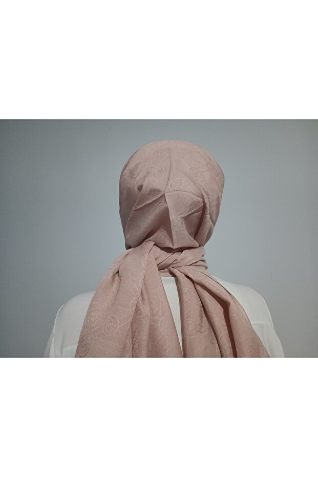 Monogram Patterned Shawl - 4