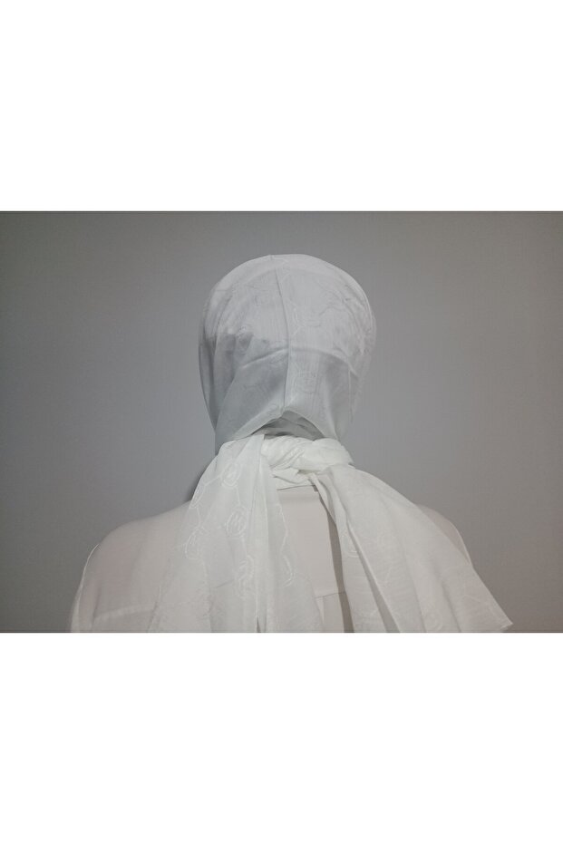 Monogram Patterned Shawl - 4