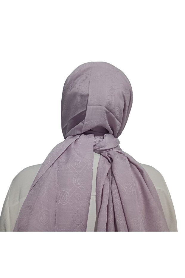 Monogram Patterned Shawl - 4