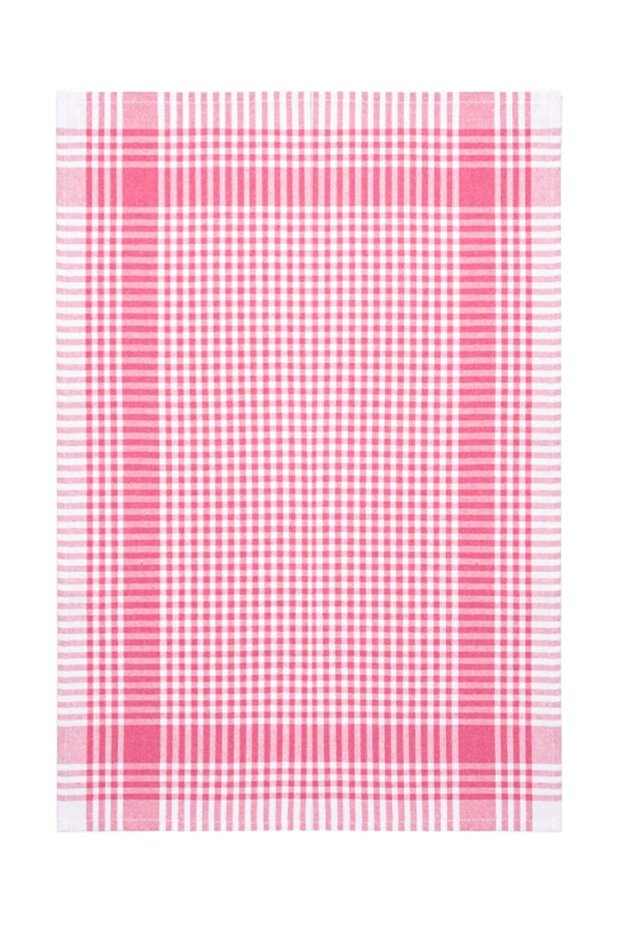 Pöti Checkered Pink Drying Cloth, Nutrition Cover, Serving Napkin, Kitchen Towel 45X70Cm