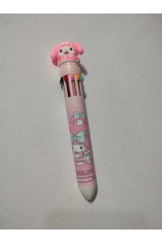 My Melody Patterned Ballpoint Pen - 10 Colors in One