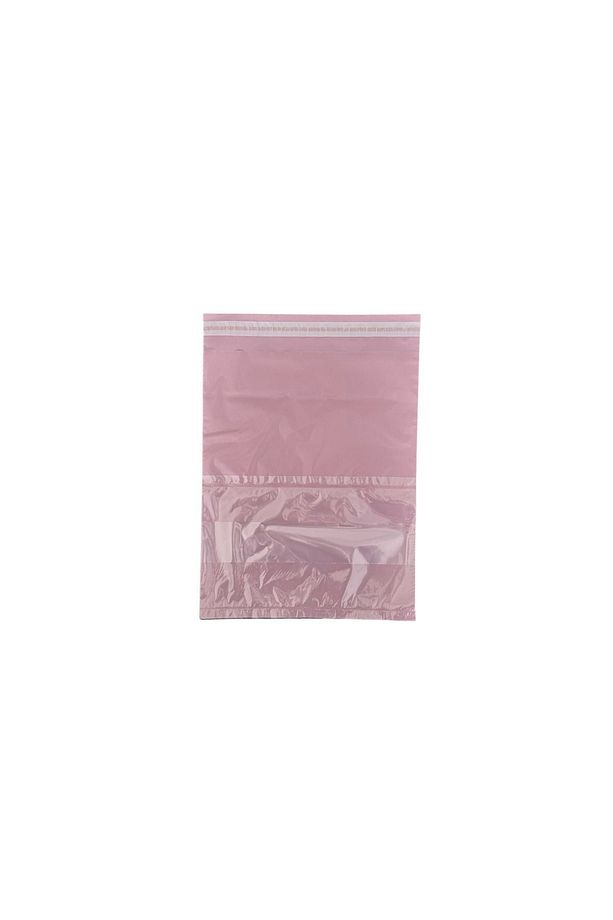Cepli Renkli Kargo Poşeti - 30x37 Cm - Gül - 100 Adet - 2