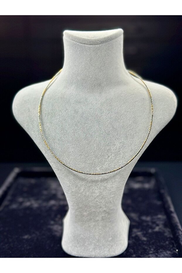 CHOKER KOLYE (GOLD&SILVER) RENK - 4