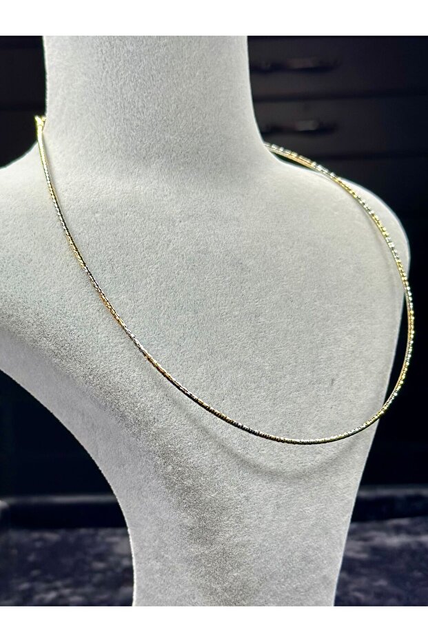 CHOKER KOLYE (GOLD&SILVER) RENK - 3