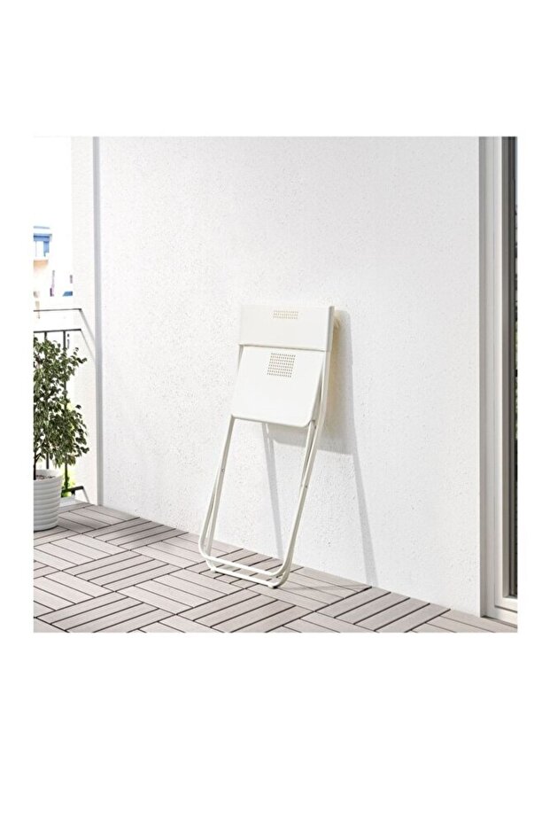 Fejan Katlanabilir Sandalye, Beyaz - 6