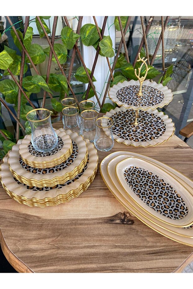 Kahvaltı ve sunum seti 28 prç - 2