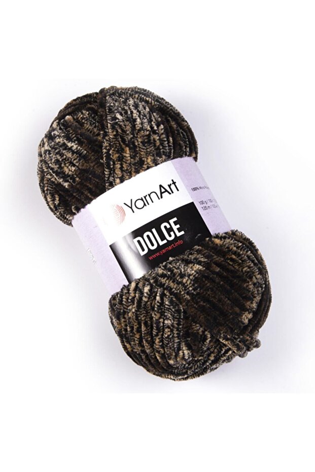 Dolce Ebruli Kadife El Örgü İpi Ebruli-807 - 1