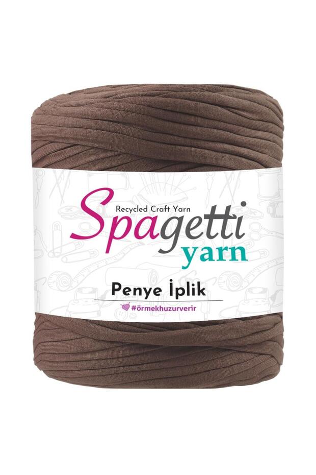 Combed Cotton Thread Shiny Light Brown Hand Knitting Yarn