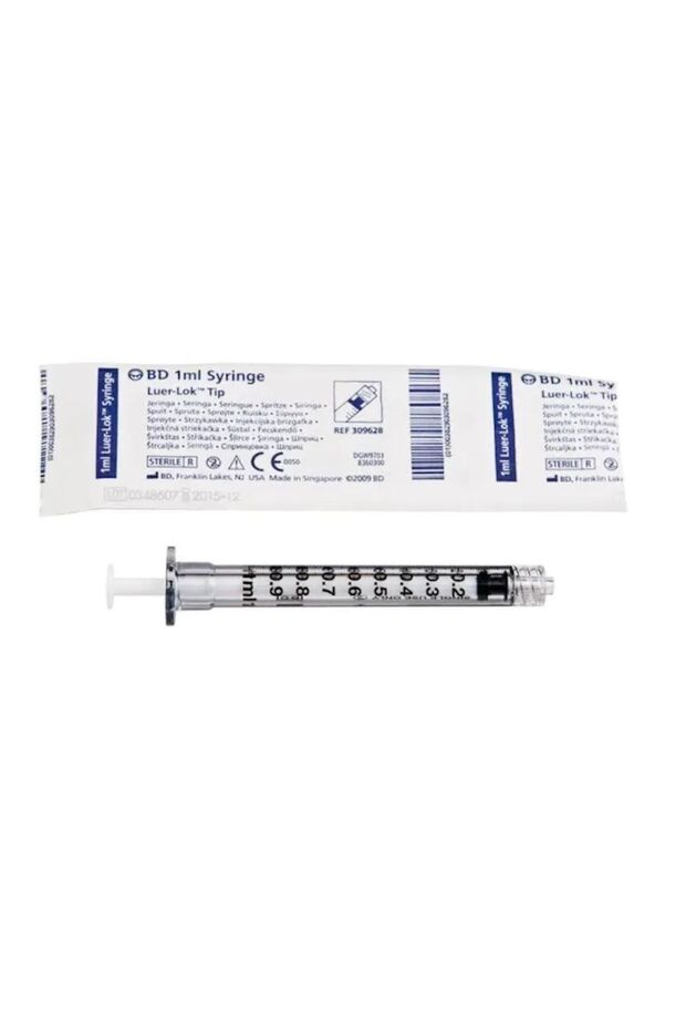 1 Ml Luerlock Kilitli Iğnesiz Enjektör 10 Adet - 1