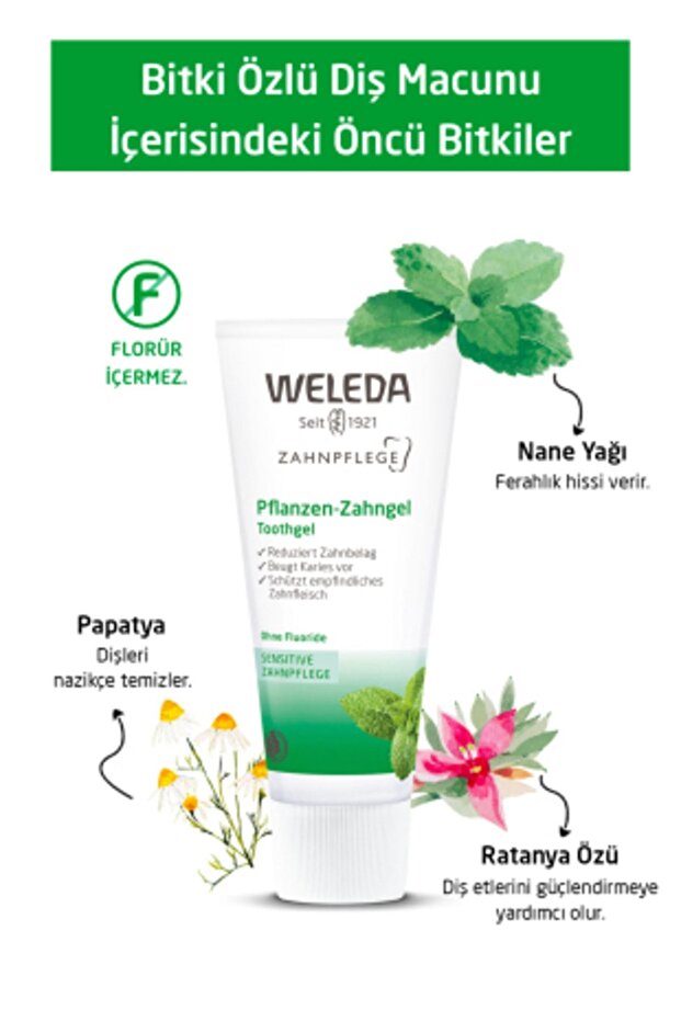 Bitki Özlü Organik Diş Macunu 75ml - 3