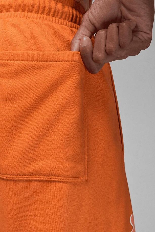 Jordan Essentials Fleece Jumpman Logolu Erkek Turuncu Şort - 7