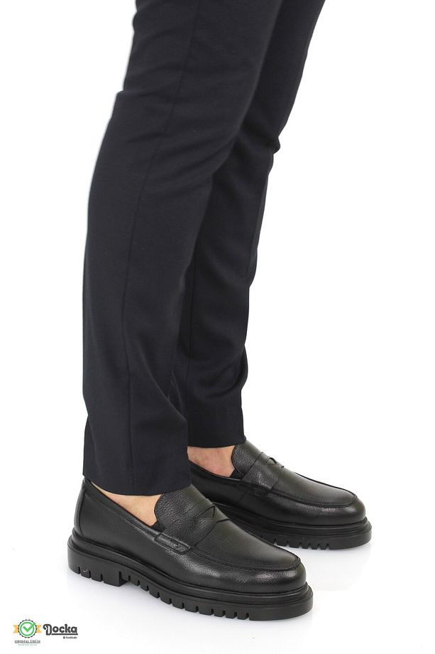 Doçka Erkek Hakiki Deri Kalın Taban Loafer Ayakkabı RP24/LF5207 - 3