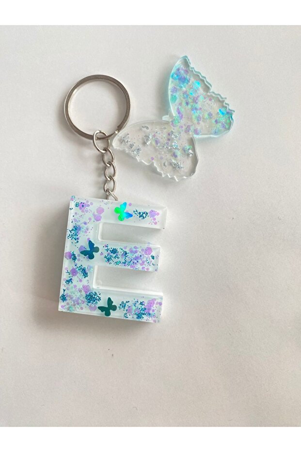 هدية سلسلة المفاتيح حرف E - 6