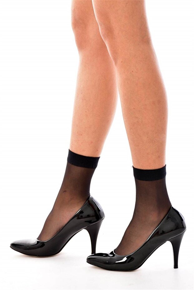 جوارب سوبر سوكيت سوداء - 18522.1231 - 1