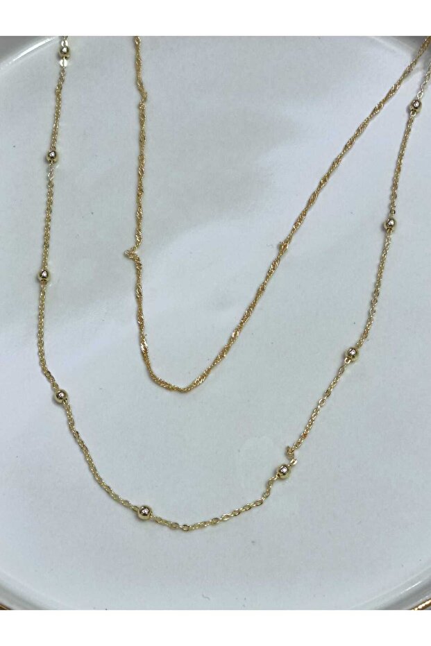 İkili singapur kolye - 1