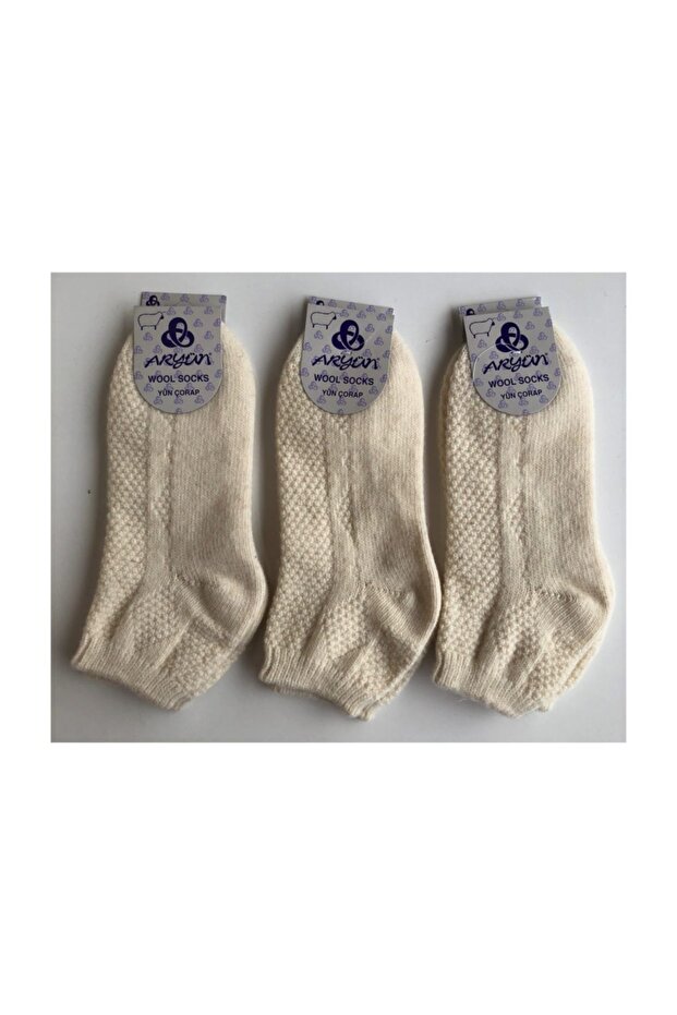 Men's Wool Socks 3 Pairs Waiter 36-41 Aryün Wool Socks Knitted Winter Socks