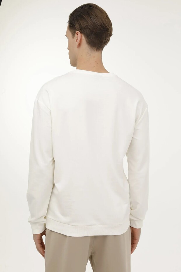 3m M-sn75 Bsc C Neck Sw 3fx Lumberjack Erkek Sweat A101349761 Ekru - 3