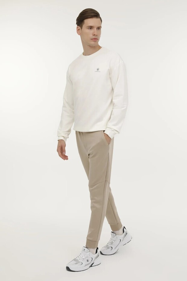 3m M-sn75 Bsc C Neck Sw 3fx Lumberjack Erkek Sweat A101349761 Ekru - 2